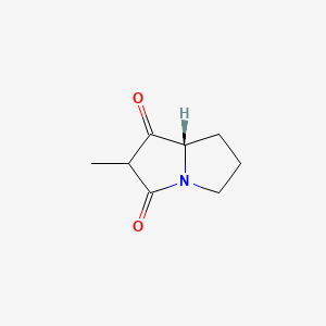 (7AS)-2-methyltetrahydro-1H-pyrrolizine-1,3(2H)-dione