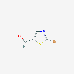 molecular formula C4H2BrNOS B057339 2-Bromo-5-formylthiazole CAS No. 464192-28-7