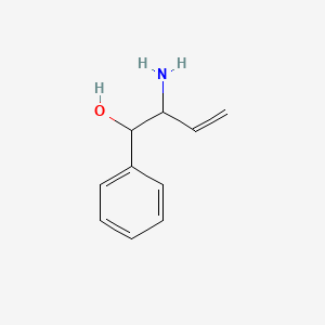 molecular formula C10H13NO B573391 2-Amino-1-phenylbut-3-en-1-ol CAS No. 174309-35-4