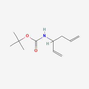 molecular formula C11H19NO2 B573396 Tert-butyl hexa-1,5-dien-3-ylcarbamate CAS No. 175350-70-6