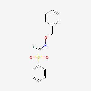 1-(Benzenesulfonyl)-N-(benzyloxy)methanimine