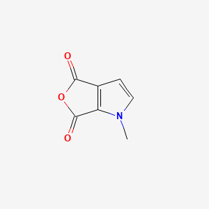 molecular formula C7H5NO3 B573404 1-Methyl-1H-furo[3,4-B]pyrrole-4,6-dione CAS No. 168543-12-2