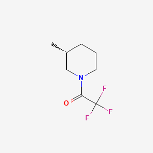 2,2,2-Trifluoro-1-[(3R)-3-methylpiperidin-1-yl]ethan-1-one