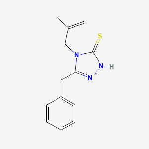 molecular formula C13H15N3S B5734459 3-benzyl-4-(2-methylprop-2-enyl)-1H-1,2,4-triazole-5-thione 