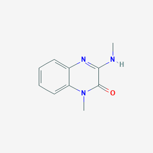 molecular formula C10H11N3O B057346 1-methyl-3-(methylamino)-2(1H)-quinoxalinone CAS No. 112072-67-0