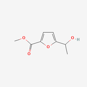 molecular formula C8H10O4 B573464 Methyl 5-(1-hydroxyethyl)furan-2-carboxylate CAS No. 172969-54-9