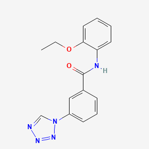 molecular formula C16H15N5O2 B5734665 N-(2-ETHOXYPHENYL)-3-(1H-1,2,3,4-TETRAZOL-1-YL)BENZAMIDE 