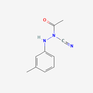 N-Cyano-N'-(3-methylphenyl)acetohydrazide