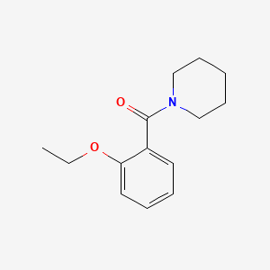 molecular formula C14H19NO2 B5734726 Piperidine, 1-(2-ethoxybenzoyl)- CAS No. 20308-67-2