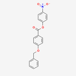 molecular formula C20H15NO5 B5734758 4-nitrophenyl 4-(benzyloxy)benzoate 