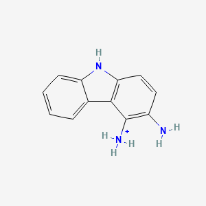 molecular formula C12H12N3+ B573477 3-Amino-9H-carbazol-4-aminium CAS No. 194712-58-8