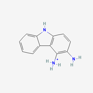3-Amino-9H-carbazol-4-aminium