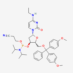 molecular formula C41H52N5O7P B573494 N4-Ethyl-DC cep CAS No. 195535-80-9