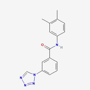 molecular formula C16H15N5O B5735076 N-(3,4-DIMETHYLPHENYL)-3-(1H-1,2,3,4-TETRAZOL-1-YL)BENZAMIDE 