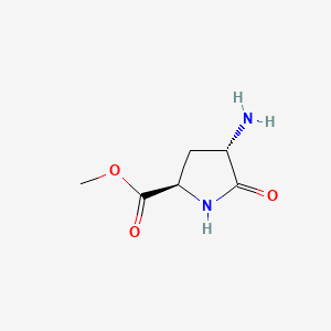 methyl (2R,4S)-4-amino-5-oxopyrrolidine-2-carboxylate
