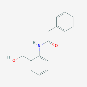 molecular formula C15H15NO2 B5735355 N-[2-(hydroxymethyl)phenyl]-2-phenylacetamide 