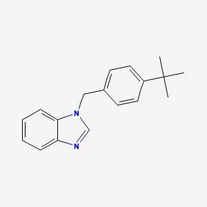 molecular formula C18H20N2 B5735373 1-(4-(tert-Butyl)benzyl)-1H-benzo[d]imidazole 