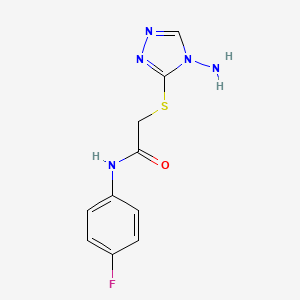 molecular formula C10H10FN5OS B5735401 MFCD03277535 