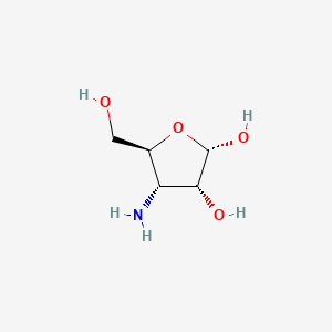 (2S,3R,4S,5S)-4-Amino-5-(hydroxymethyl)tetrahydrofuran-2,3-diol