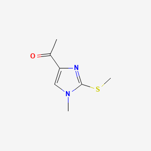 1-(1-Methyl-2-(methylthio)-1H-imidazol-4-yl)ethanone