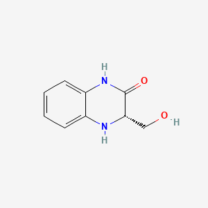 (S)-3-(Hydroxymethyl)-3,4-dihydroquinoxalin-2(1H)-one