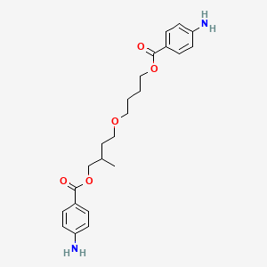 4-(4-((4-Aminobenzoyl)oxy)-3-methylbutoxy)butyl 4-aminobenzoate