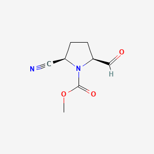 (2R,5S)-Methyl 2-cyano-5-formylpyrrolidine-1-carboxylate