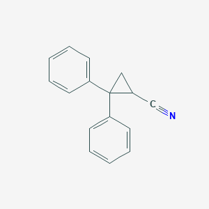 molecular formula C16H13N B057357 2,2-Diphenylcyclopropanecarbonitrile CAS No. 30932-41-3
