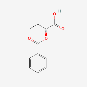 molecular formula C12H14O4 B573606 (2S)-2-(Benzoyloxy)-3-methylbutanoic acid CAS No. 169140-90-3