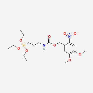 Nitroveratryloxycarbonylamidopropyltriethoxysilane,10per cent in tetrahydrofuran