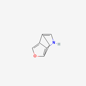 molecular formula C7H5NO B573610 3,6-Methano-1H-furo[3,4-B]pyrrole CAS No. 161025-83-8