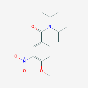 molecular formula C14H20N2O4 B5736313 N,N-diisopropyl-4-methoxy-3-nitrobenzamide 