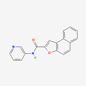 molecular formula C18H12N2O2 B5736353 N-3-pyridinylnaphtho[2,1-b]furan-2-carboxamide 