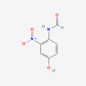 molecular formula C7H6N2O4 B573639 N-(4-Hydroxy-2-nitrophenyl)formamide CAS No. 175476-02-5