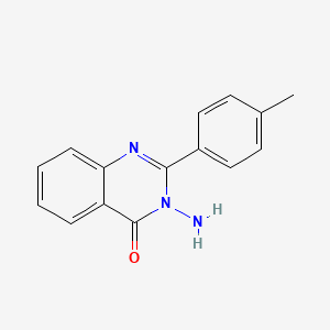 molecular formula C15H13N3O B5736562 3-Amino-2-(p-tolyl)quinazolin-4(3H)-one 