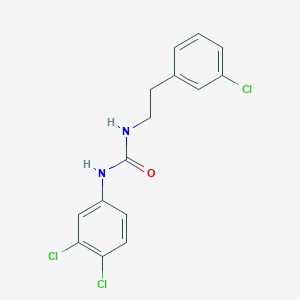 molecular formula C15H13Cl3N2O B5736654 N-(3-CHLOROPHENETHYL)-N'-(3,4-DICHLOROPHENYL)UREA 
