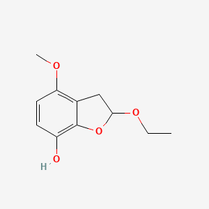 2-Ethoxy-4-methoxy-2,3-dihydro-1-benzofuran-7-ol