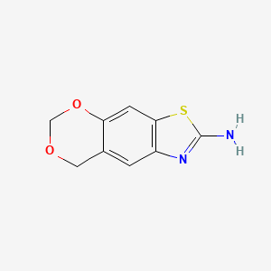 6H,8H-[1,3]Dioxino[5,4-f][1,3]benzothiazol-2-amine