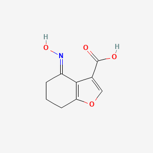 (E)-4-(Hydroxyimino)-4,5,6,7-tetrahydrobenzofuran-3-carboxylic acid
