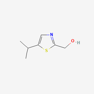 molecular formula C7H11NOS B573686 (5-Isopropylthiazol-2-yl)methanol CAS No. 165315-71-9