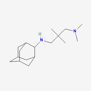 molecular formula C17H32N2 B5737139 N-(2-adamantyl)-N',N',2,2-tetramethylpropane-1,3-diamine 