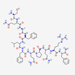 molecular formula C65H94N18O15 B573721 Neuropeptide SF (human) CAS No. 192387-39-6