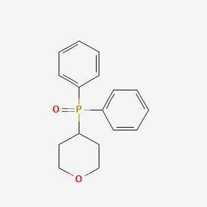 molecular formula C17H19O2P B5737542 4-Diphenylphosphoryloxane CAS No. 5309-33-1