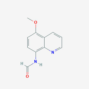 molecular formula C11H10N2O2 B5737710 N-(5-methoxyquinolin-8-yl)formamide 