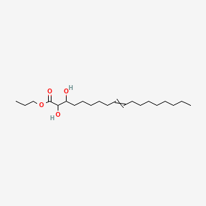 B573775 9-Octadecenoic acid, 2,3-dihydroxy-, propyl ester CAS No. 161403-66-3