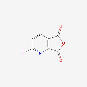 molecular formula C7H2FNO3 B573834 2-Fluorofuro[3,4-b]pyridine-5,7-dione CAS No. 168546-46-1
