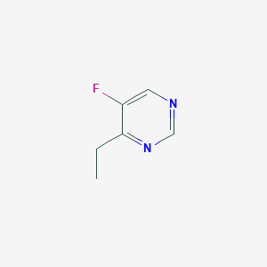 molecular formula C6H7FN2 B057389 4-Ethyl-5-fluoropyrimidine CAS No. 137234-88-9