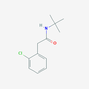 molecular formula C12H16ClNO B5738960 N-tert-butyl-2-(2-chlorophenyl)acetamide 