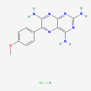 6-(4-Methoxyphenyl)pteridine-2,4,7-triamine;hydrochloride