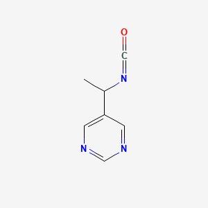 5-(1-Isocyanatoethyl)pyrimidine